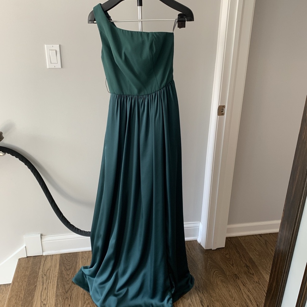 Forest green Prom dress, bridesmaid dress